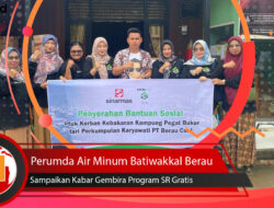 Karyawati PT Berau Coal Salurkan Bantuan untuk Korban Kebakaran di Kampung Pegat Bukur