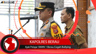 Kapolres Berau Ajak Pelajar SMAN 1 Berau Cegah Bullying