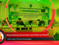 Musrenbang Kecamatan Sambaliung Digelar, 1.028 Usulan Prioritas Disampaikan